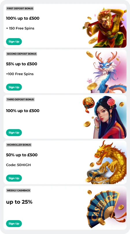 Welcome offers for UK players