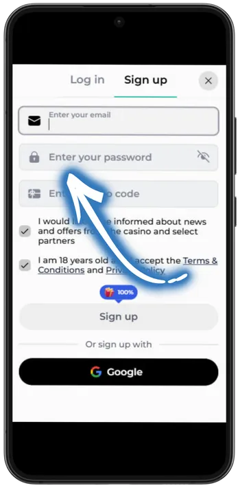 Set your password